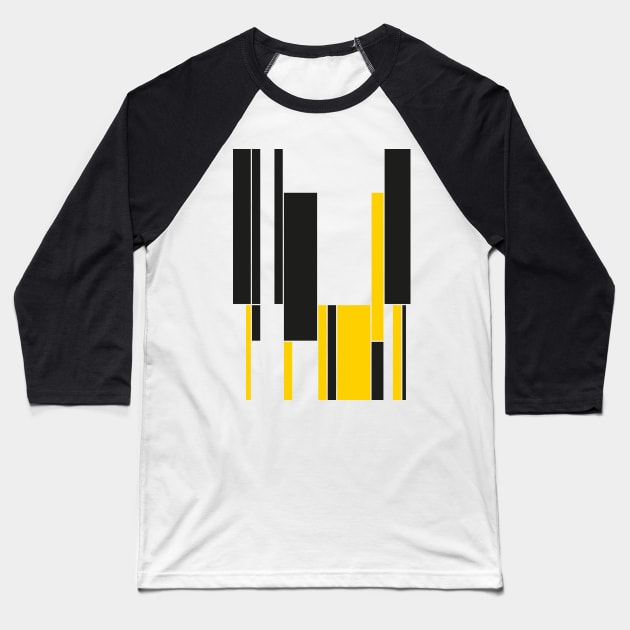 Abstract#75 Baseball T-Shirt by process22